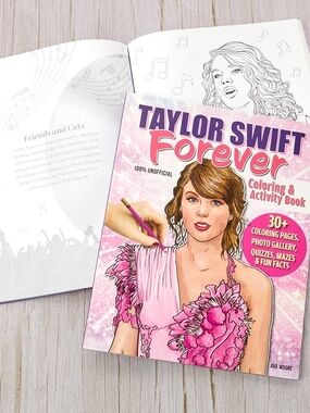 Unofficial Taylor Swift Forever Coloring & Activity Book by Ava Moore New